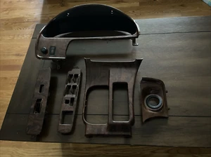 OEM TOYOTA 4RUNNER 4X4 1999-02 CONJUNTO PANEL INTERRUPTOR VENTANA ENGRANAJE BISEL MOLDURAS MADERA - Imagen 1 de 19