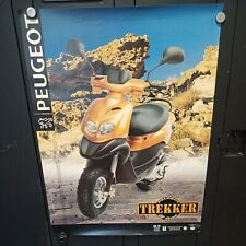 Ancien poster Peugeot Trekker Affiche