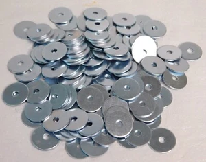 (132 - Piezas) Lavadora Guardabarros Zinc 1/8" x 3/4" Bulldog Hardware - Imagen 1 de 4