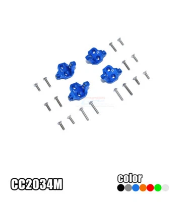 Juego de montaje de eje central de aluminio GPM para eslabones de suspensión para TAMIYA 1/10 R/C Foto 1 de 4