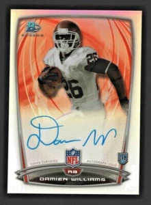 Damien Williams 2014 Bowman Chrome RC Rookie Refractor On Card Auto Autograph  - Picture 1 of 2