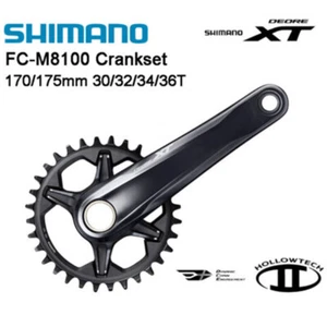 Juego de bielas Shimano Deore XT FC-M8100 FC-M8120 Hollowtech II Boost - Imagen 1 de 3