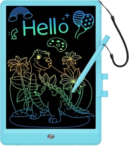 LCD Writing Tablet 10 Inch Digital Drawing Pad Colorful Erasable Toy Age 6 Kids - Picture 1 of 12