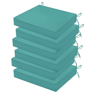 Juego de 6 Cojines para Silla de Exterior, 18.5 x 16 Pulgadas Cojines para Silla de Patio para Exterior... Foto 1 de 4