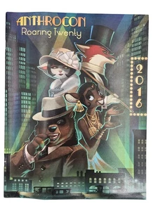 Anthrocon 2016 Roaring Twenty Cover Tracy Butler Furry Con Veranstaltungsprogramm - Bild 1 von 9
