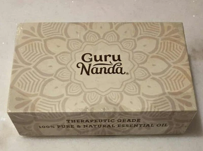 Paquete de 5 ACEITES ESENCIALES 100 % puros y naturales Guru Nanda con estuche magnético - ¡Gran regalo! Foto 1 de 4