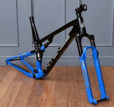 NUEVO CUADRO 2022 INTENSO Sniper XC FRO MTB, XL, negro/azul, carbono SID ULTIMATE Foto 1 de 4