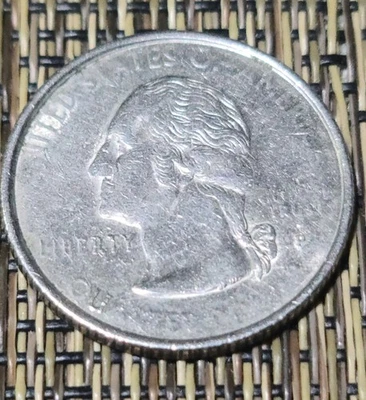 1999P New Jersey 1787 Crossroads Of Revolution Quarter Grease Err.Missing Letter - Image 1 of 4