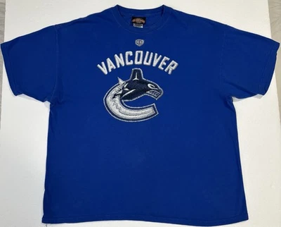 Vancouver Hockey Old Time Hockey Tag Vintage T-Shirt XL - Image 1 of 4