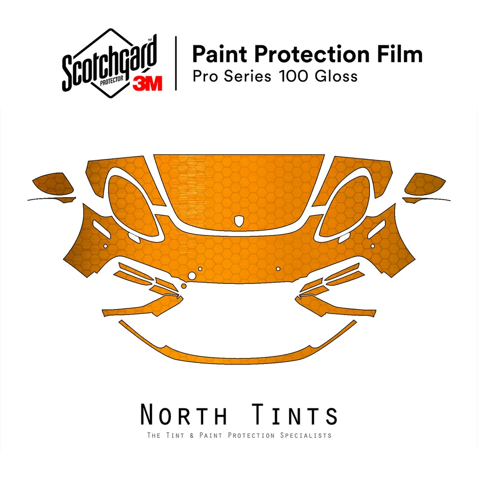 Porsche Panamera Turbo 2017-2021 3M PRO Series PreCut Paint Protection Clear Bra - Image 1 of 4