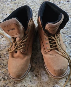9M WOLVERINE Men's Floorhand Waterproof Steel-Toe 6'' Work Boot Wheat W10632 - Picture 1 of 8