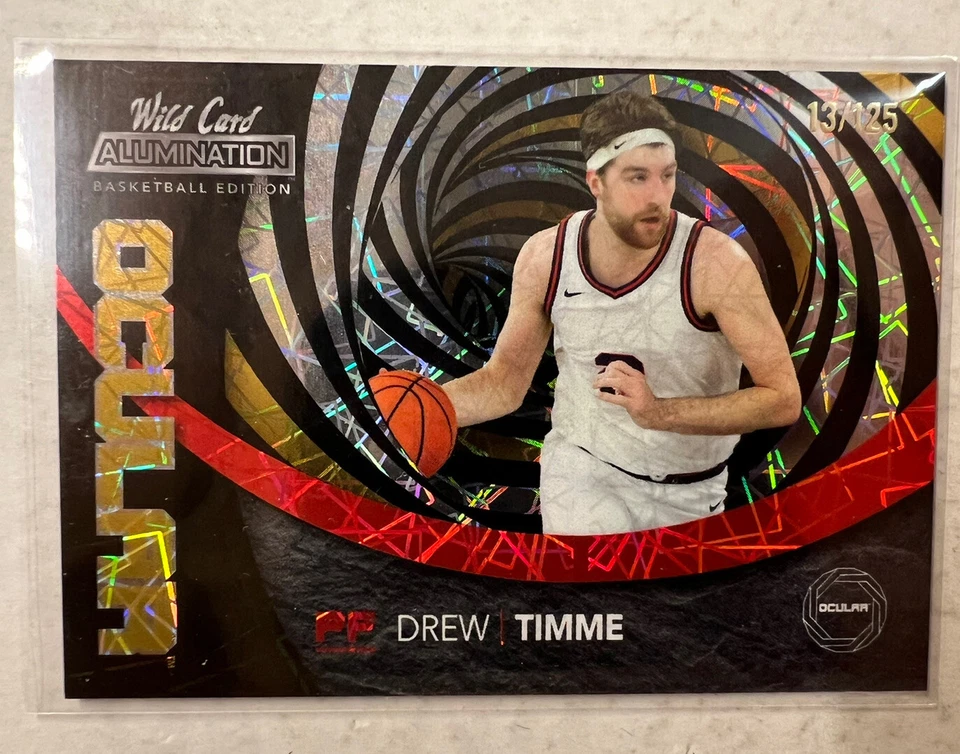 2022 Wild Card Alumination Drew Timme Ocular #d 13/125 - Image 1 of 2