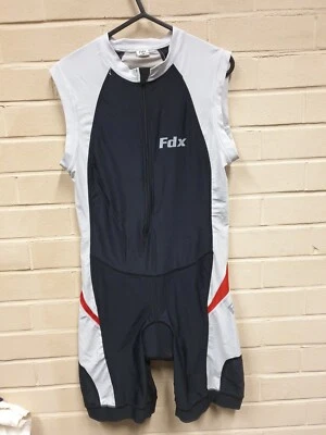 Fdx Zion Red Men's & Boy's Sleeveless Padded Triathlon Suit Medium - Image 1 of 4