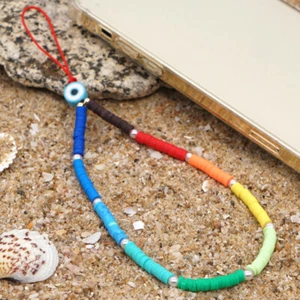 Phone Hanging Decor Phone Chain Strap Phone Wrist Strap Beaded Camera Chain - Zdjęcie 1 z 7