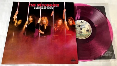 The Runaways "Queens Of Noise" LP reissue Exclusive PINK Vinyl New 1/500 Jett - Image 1 of 4
