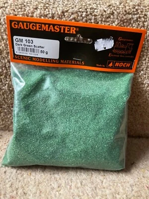Noch Gaugemaster GM103 Dark Green Scatter Material 50g - Image 1 of 2