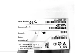 LEA-M8T U-Blox IC, GPS RCVR MODULE, SMD-28 PIN **LOT OF 4pcs** - Picture 1 of 2