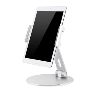 Tablet Handy Ständer Haltung Aluminium Silber Höhenverstellbar 360° drehbar THAS - Bild 1 von 6