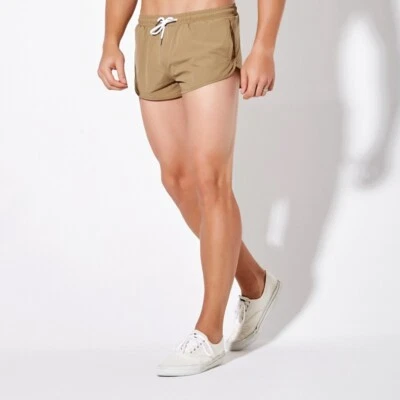 New Men's Shorts Stretch Marathon Track Running Fitness Moisture-wicking Shorts - Image 1 of 4