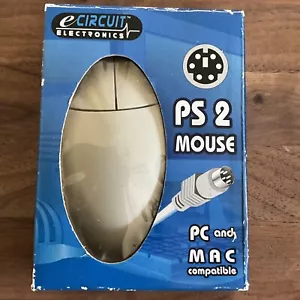 VINTAGE eCIRCUIT Mouse Corded Trackball USB PS2 PC Mac New - Picture 1 of 4