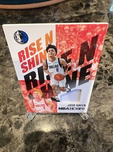 Josh Green 2020-21 Panini Hoops Rise N Shine Patch #RNS-JGR Dallas Mavericks - Bild 1 von 2