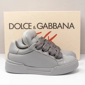 Dolce & Gabbana Mega Skate, Men's 41.5 EU (8.5 US) Grafite Grey Sneakers - Picture 1 of 8