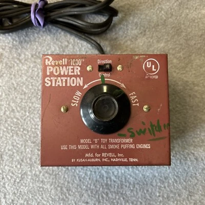 REVELL  1000 HO Train Hobby Transformer DC Power Control with AC OUTPUT Tested - Image 1 of 4