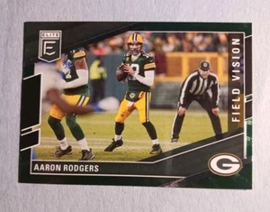 2022 Donruss Elite Field Vision Green #FV4 Aaron Rodgers Packers - Picture 1 of 2