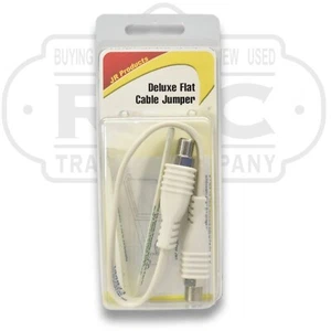 Cable de puente coaxial plano de lujo JR Products 47915 - Imagen 1 de 2