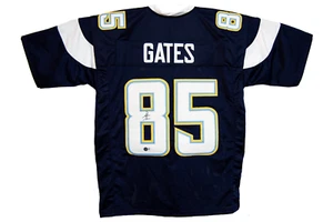 Antonio Gates Autographed Custom Navy Blue San Diego Jersey (Beckett - BAS) - Picture 1 of 3