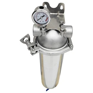 Edelstahl Korrosionsbeständiger Wasserfilter Filter 3/4"NPT 10"L 300Mesh - Bild 1 von 24