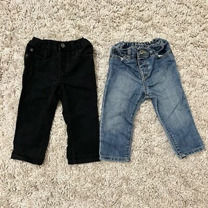 Lot Of 2 Children’s Place Toddler Boy’s Denim Skinny Jeans Pants Size 18M - Picture 1 of 7