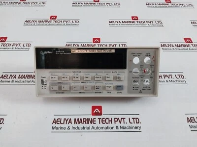 Agilent 34401A 6 1/2 Digit Multimeter C3IF 94V-0 (Front Part Only) - Image 1 of 4