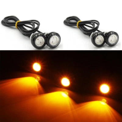 Luz marca rejilla ámbar LED para Toyota 4Runner FJ Land Cruiser Tacoma Tundra 4x Foto 1 de 4