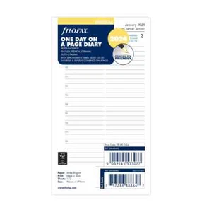 Filofax Ringbuch 24-68418 Kalendereinlage 2024 Personal Format 1Tag/Seite Planer - Bild 1 von 4