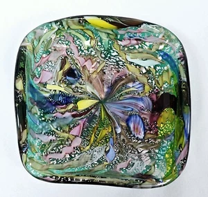 Vintage Murano “Tutti Frutti” Glass MCM Candy Dish/Bowl/Ashtray - Picture 1 of 10