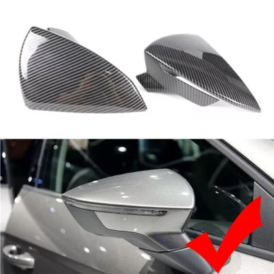 Tapa de fibra de carbono para Seat Leon Lion 5F III Ibiza 6F KJ1 Arona KJ7 Foto 1 de 4