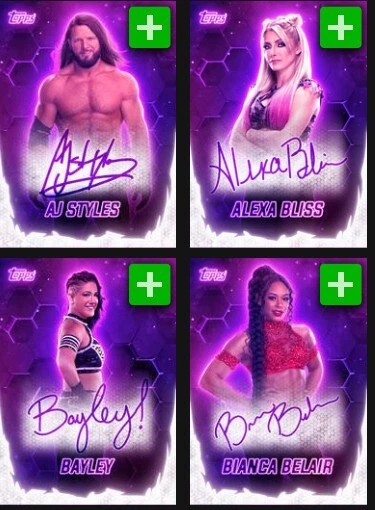 [DIGITAL] Topps Slam - Neon 25 S1 - Vivid Purple Signature - Pick - Image 1 of 1
