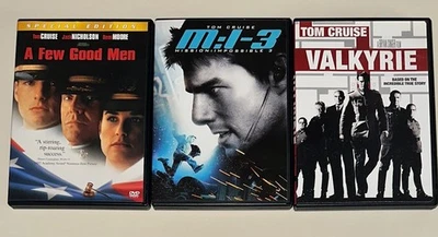 DVD  - TOM CRUISE TRIPLE FEATURE - A Few Good Men/MI:3/Valkyrie - Image 1 of 2