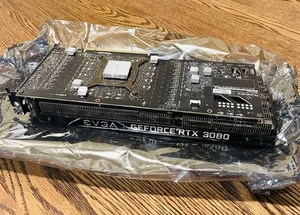 EVGA Geforce RTX 3080 XC3 Black 12GB Gaming Graphics Card with Magnetic Holder - Picture 1 of 5