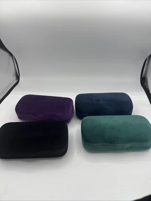 NEW GUCCI BLUE LARGE CASE AUTHENTIC EYEGLASSES SUNGLASSES CASE W/CLOTH - Image 1 of 2