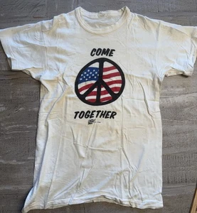 Vintage Hippie Come Together "1971" T-Shirt  The Beatles Rare, Thrashed - Picture 1 of 14