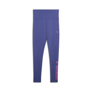 PUMA Essentials Athletic Logo Leggings Womens Blue Athletic Casual 68794246 - Picture 1 of 5