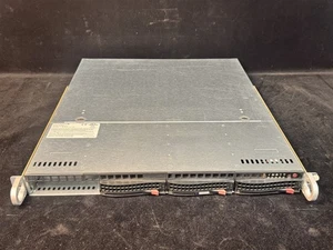 SUPERMICRO CSE-813M X10SLM-F 1U SERVER 4LFF 1x QC E3-1240V3 3.4G 32GB NO HDD - Picture 1 of 6