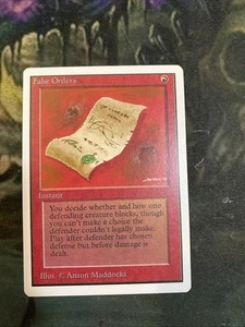 1x False Orders - Unlimited Edition - MTG - Nm 1993 - Picture 1 of 2