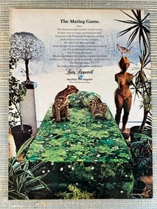 Lady Pepperell The Mating Game Bed Sheet Miralux 1970 Vintage Print Ad - Picture 1 of 1
