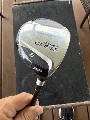 Eje de grafito de madera Nickent Genex Cross 5 flexión regular para diestros Foto 1 de 4