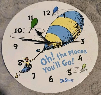 Trend Lab Dr.Seuss Wall Clock, Oh! The Places You'll Go  - Image 1 of 4