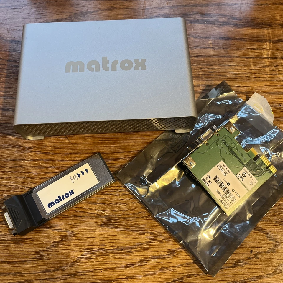 Matrox MX02 Mini, Graphics card and Mac PCMCIA 7348-BRD Card - Image 1 of 4