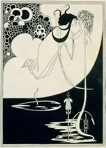 Aubrey Beardsley : "The Climax" (1893) — Giclee Fine Art Print - Picture 1 of 7